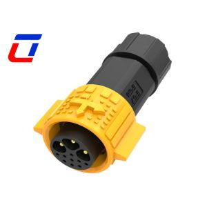 Power Signal Ip67 12 Pin Panel Mount Connector Waterproof 3+9 Pin Plug Socket