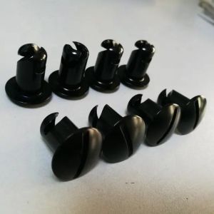 Black Quarter Turn Self Ejecting Dzus Aluminium Fastener The Ideal Solution for