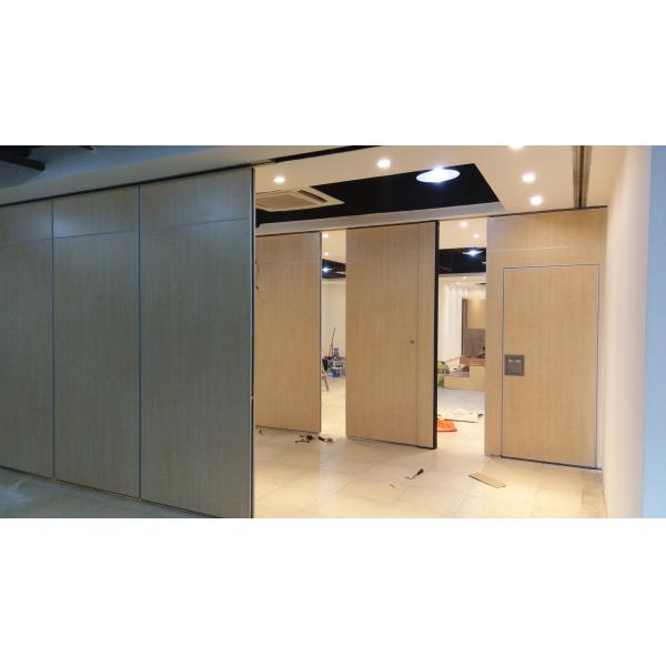 Quality Conference Room Folding Operable Partition Walls Aluminum Hanging Suspension System wholesale