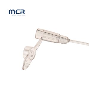 Medical Cleaning Brush For Cut Wound With Sailine Injection Port