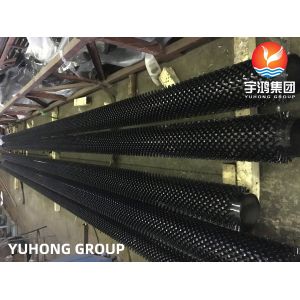 ASTM A335 Gr P9 Alloy Steel Studded Finned Tube for Heating Furnace