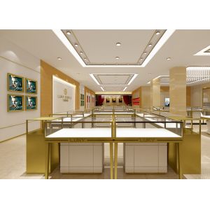 Pre - Assembly Structure Jewelry Display Fixtures 6000 Lumen / 4000 Kelvin