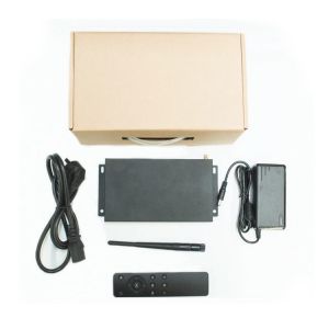 Black Android Media Player Box RK3399 AD-K01 HD IN OUT DDR3 2G/4G Optional
