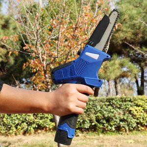 China 6 Inch Battery Chainsaw With Lubrication Pump Lightweight Cordless Electric Chainsaw For Smooth Wood Cutting on sale