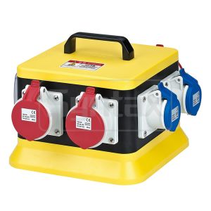 Syntax MZ8 Temporary Power Distribution Box IP67 Plastic 32A 260*260*245mm