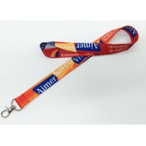 Custom Printed Dye Sublimation Lanyards , Wonderful Polyester Identification