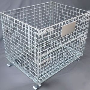 Metal Container Q235 2000kg Wire Mesh Storage Cages