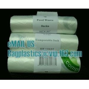 Corn starch bags, sacks, Compostable, OXO-BIODEGRADABLE, Biodegradable packaging