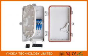 Cheap 4 Port UV Weather Resistant FTTH Fiber Termination Box 4 Fibers SC Wall Mount Box for sale