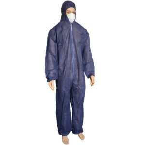 Dust Proof Disposable PP Non Woven Coverall Microporous