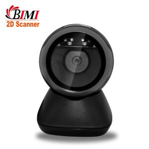 Advanced Wired Desktop Barcode Scanner 1D/2D Reader with 2M Straight Cable ABS