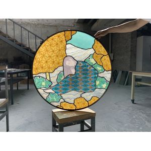 OEM ODM Enamelled Glass Customized and High Temperature Resistance