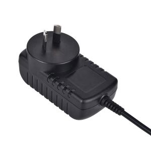 FCC listed 6V 5A 30W US AC plug Power Adapter with DC Cable and optional DC