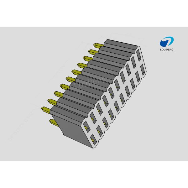 Female header, PCB Mount Receptacle, Vertical, Board-to-Board, 2x10Pin, 0.8mm