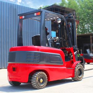 New 2 Ton 2.5 Ton 3 Ton Electric Forklift with Seat Operator Small All Terrain