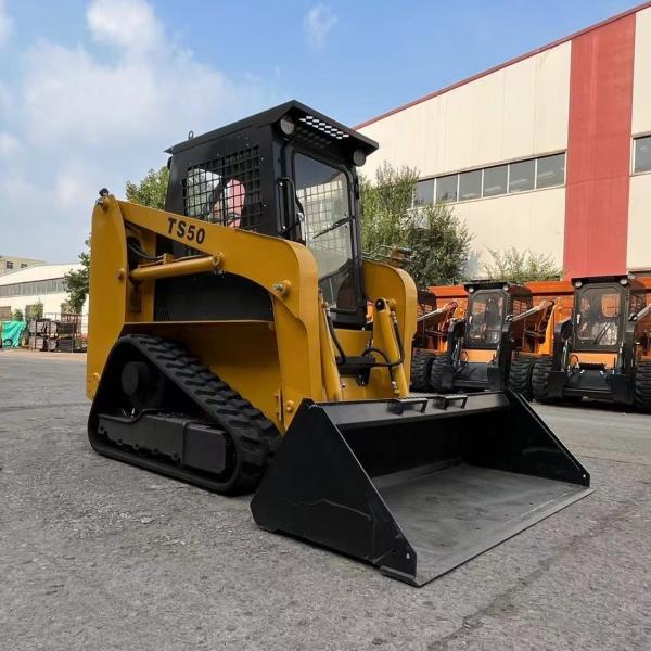 1000KG Capacity Skid Steer Loader TS65 55KW 75HP Compact Track Loader with EPA
