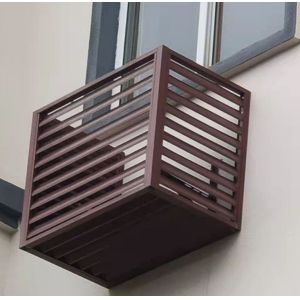 Customized Air Conditioner Outer Hood Aluminum Veneer Customized As Required