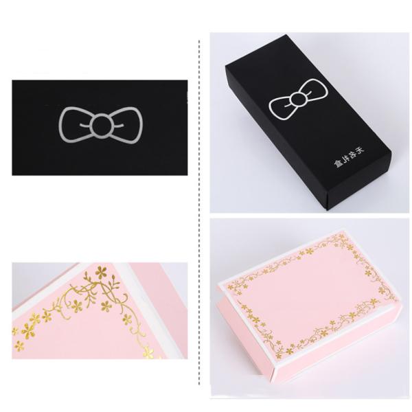 Wholesale Recycled Materials Custom logo cardboard underwear storage packaging panties gift box with lid