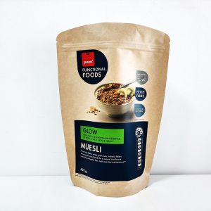 China Resealable Brown Kraft Paper Bags Zipper Stand Up Packaging For Coffee Tea on sale