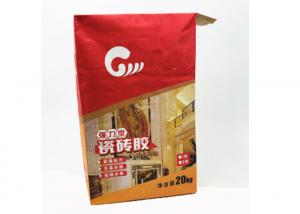 Cheap Building Materials Cement Paper Bag Professional Clear Text Customized Logo Printing for sale