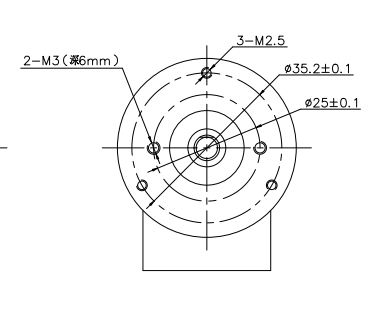 24 Volt 34w 4000rpm 40mm Brushless Dc Electric Motor With 1000ppr Encoder