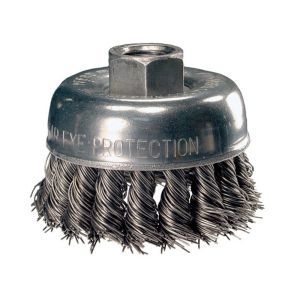 China Industrial Polishing Steel Rust Cleaning Brush , Wire Disc Angle Grinder Cup Brush on sale