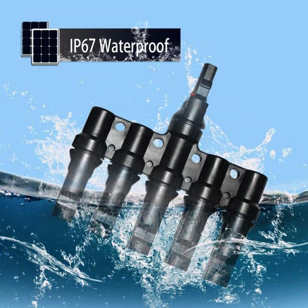 T Type Compatible 5 To 1 Branch Connector Male & Female For Pv Solar Panels