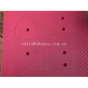 Red Humanized Design Rubber EVA Foam Sheet for Slipper Inner Sole Outsole Shoes