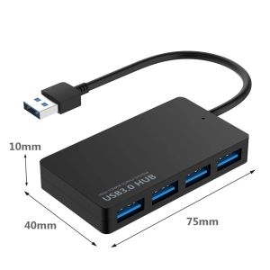 5V 600ma 3.0 USB HUBs Computer Accessories External 4 Ports Adapter Splitter