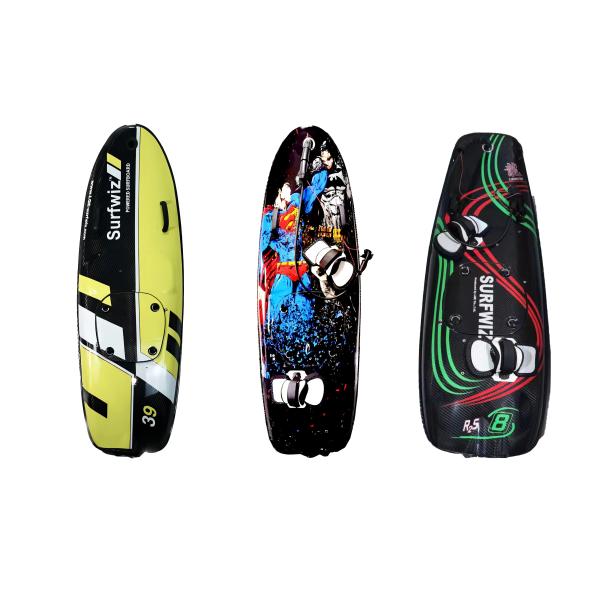Customized BluePenguin Electric Hydrofoil Surfboard with OEM Pattern 1800*600