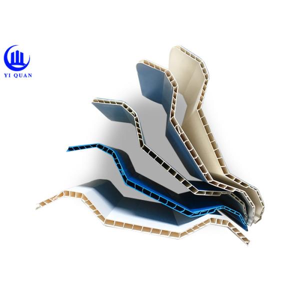 Quality 10 mm Twin Wall Roofing Sheets PVC Hollow Plastic Roof Tiles wholesale