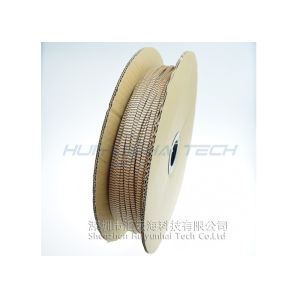 Durable Flexo Pet Braided Sleeving Flame Retardant High Melting Point