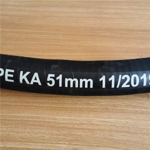 Black Color Rubber Mining Hose Suction And Discharge Gas Hose Wear Resistant