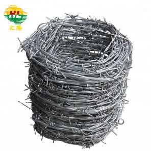 China 10-200m Length Per Coil Galvanized Barbed Wire Protection Customizable on sale