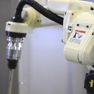 White Used Welding Robot 6 Axis Arm Robot Robotic OTC Welding Machine