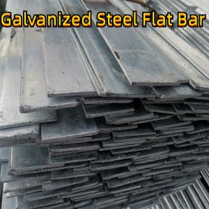 China 50*5*6000mm Galvanized Steel Flat Bar A36 Q235B Hot Dipped Iron Square on sale