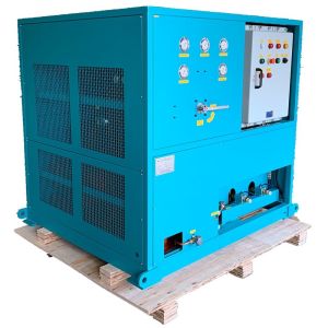 CM580 R744 ac refrigerant recovery machine 25HP oil less explosion gas recovery