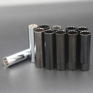 12 Point 3/8" Dr 14mm Super Thin Walled Magnetic Spark Plug Socket for BMW &