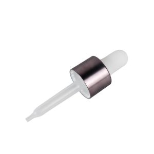 Matte Brown Plastic Essential Oil Dropper 20/410 Essence Refill Tube