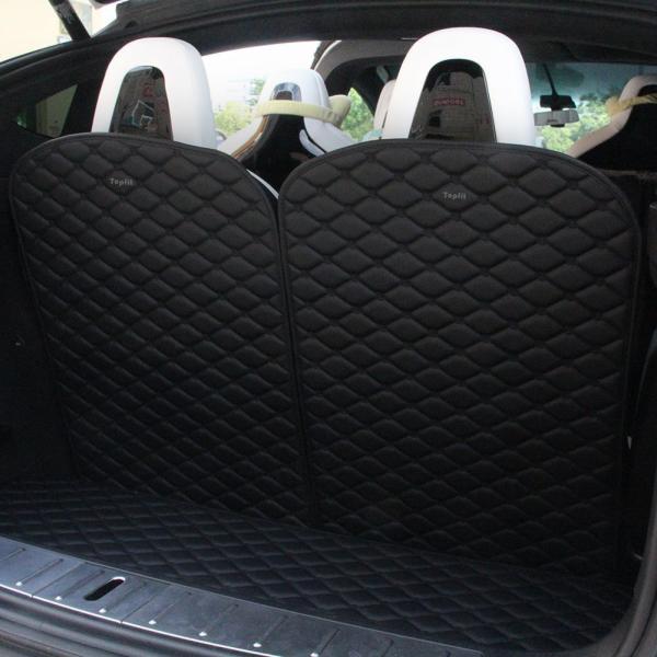 Quality Topfit Front and Rear Boot Mat+3rd Row Back Seat Protector Cover for Tesla Model X 6 seat wholesale