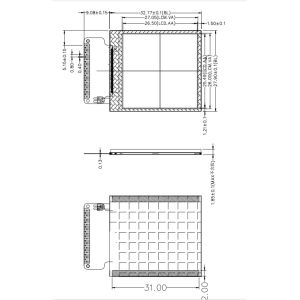 LCD Panel 1.44 inch TFT LCD Display Screen 240*240 with ST7789V and SPI