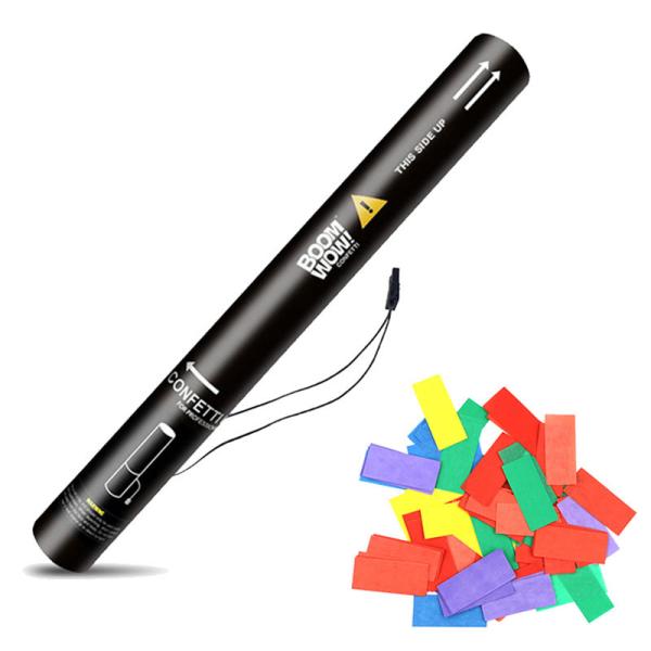 Quality Flame Retardant OEM 60cm Electric Confetti Cannon wholesale