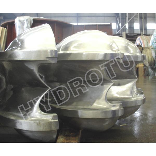 Pelton Hydro Turbine / Pelton Water Turbine For High Water Head Hydropower Project