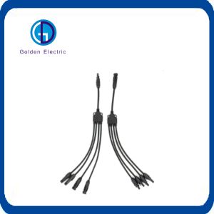 Y Branch 4 To 1 1000v PV Wire Safety With High Temperature Resistance