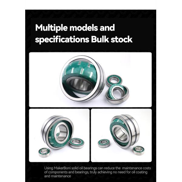 Durable & Reliable Self-aligning Roller Bearings Solid Oil Bearing High Load Capacity Maintenance-free