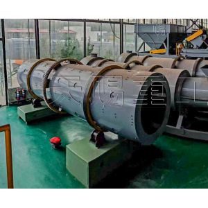 A 100,000-ton-per-year organic fertilizer granule production line— using a rotary drum granulator as the core granulation mechanism