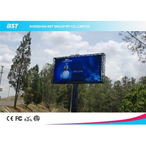 High Brightness Outdoor Advertising Led Display Screen 16mm For Building /