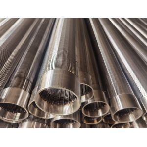 Welded Stainless Steel Continuous Slot Screen For Water Well Drilling