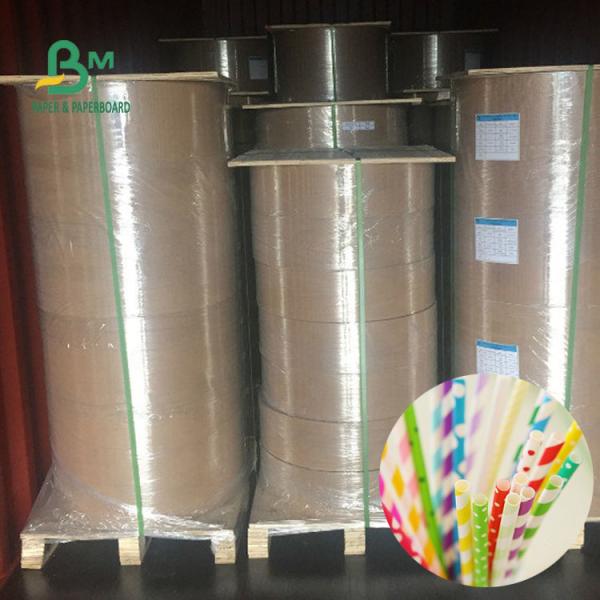 Eco - Friendly 13.5MM / 15MM FSC Food Grade Paper Roll Making Drinking Straws Eco - Friendly 13.5MM / 15MM ISO Food Grade Paper Roll Making Drinking Straws