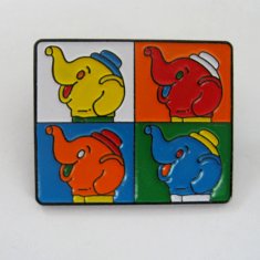 Cheap OEM / ODM Die Struck With Soft Enamel 1.2mm - 3.0mm lapel pin badge for sale